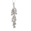 Pendentif de mode en diamant naturel de 1,50 ct en or blanc 14KT