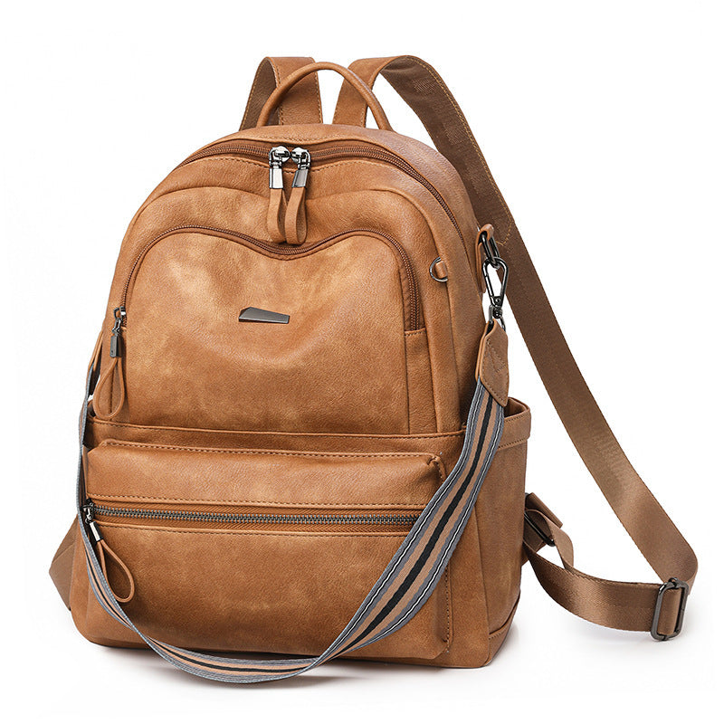 Lightweight Girls' Travel Backpack - Retro Design & Large Capacity
