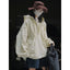 Korean Style Casual Hooded Windbreaker Jacket for Women