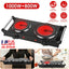 Placa Calentadora Portátil Doble de 1800W