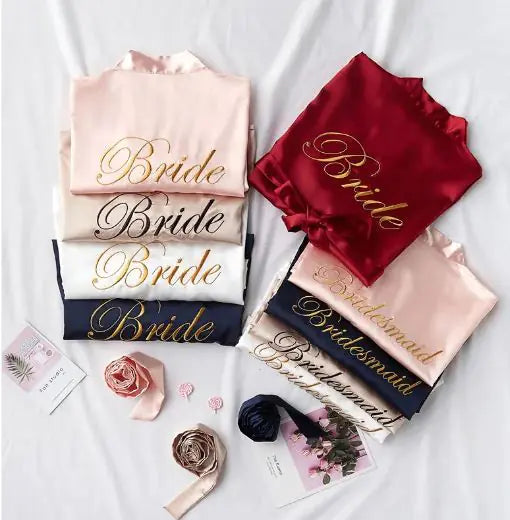 Elegant Bridal Bridesmaid Robe