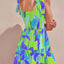 Charming Floral Tie-Shoulder Midi Dress for Summer Escapes - Korvel