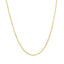 Chaîne en maillons câble légère Forsantina en or jaune 14 carats - 1,5 mm