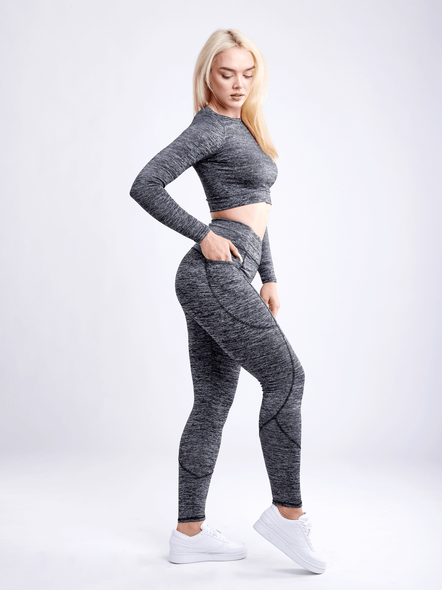 Leggings Clásicos de Gimnasio de Cintura Alta JupiterGear con Bolsillos