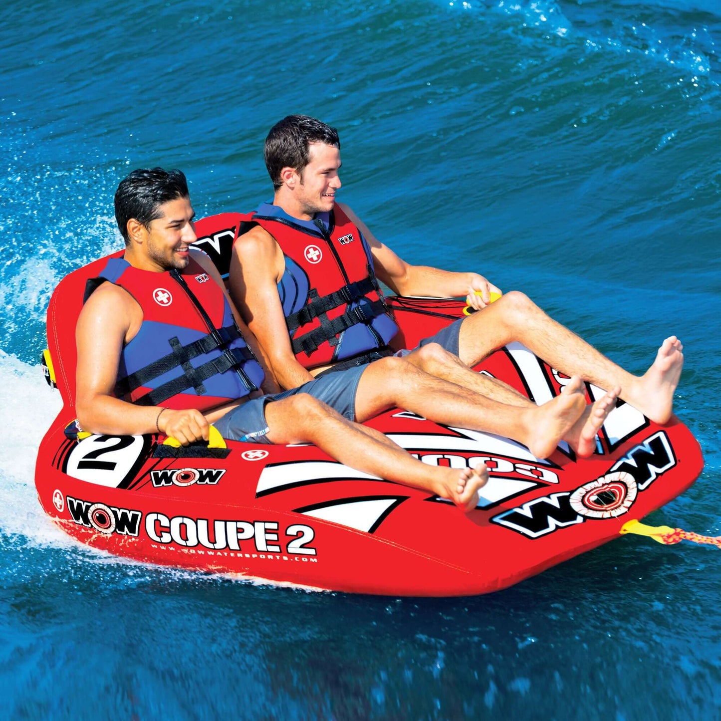 WOW Watersports 2 Person Coupe Cockpit Towable Water Tube - Korvel