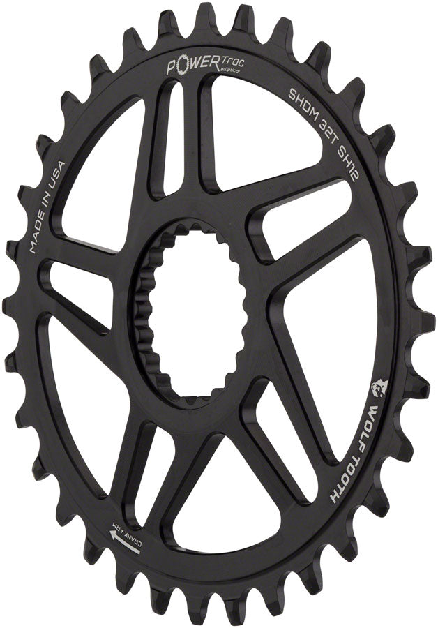Chaîne à plateau elliptique Wolf Tooth à montage direct - 34t Shimano DM Boost