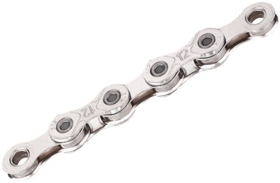 Chaîne KMC X12 cirée - 12 vitesses 126 maillons argent
