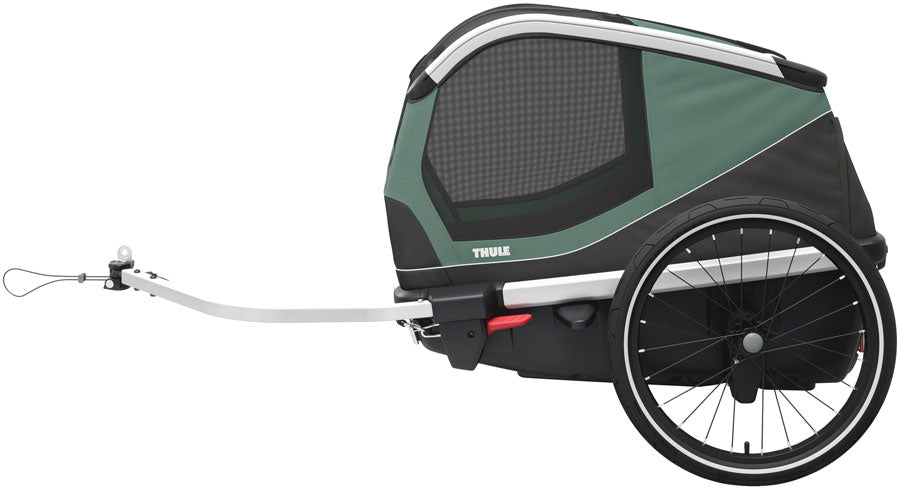 Remorque à vélo pour chien Thule Bexey - Vert Hazy Moyen