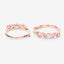 Boucles d'oreilles en argent sterling avec morganite et diamants de 1,63 carat