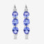Boucles d'oreilles en tanzanite et diamants blancs de 1,99 carat