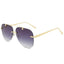 Premium Metal Rimless Sunglasses for Men and Women