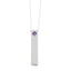 Created Alexandrite Fashion Pendant in Sterling Silver