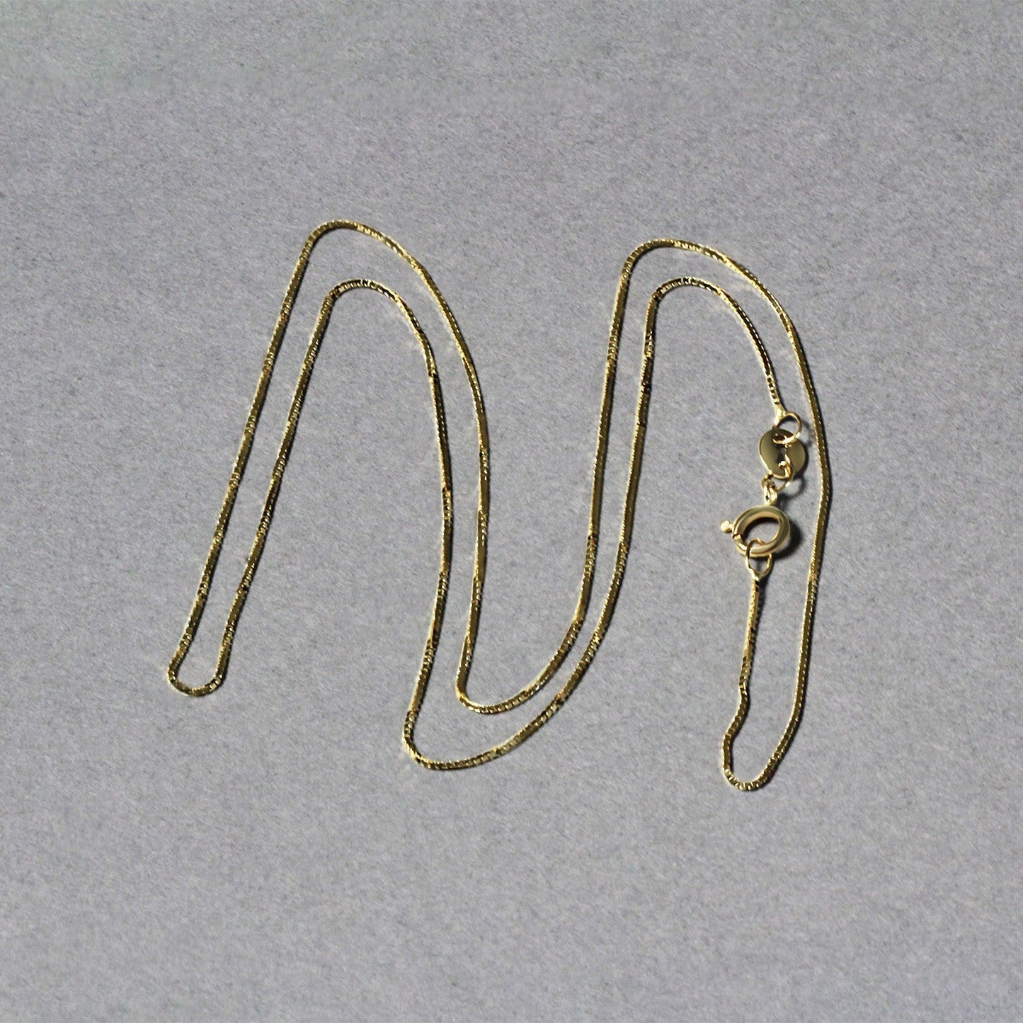 Chaîne en Or Jaune 14k Classique en Boîte - 0,6 mm