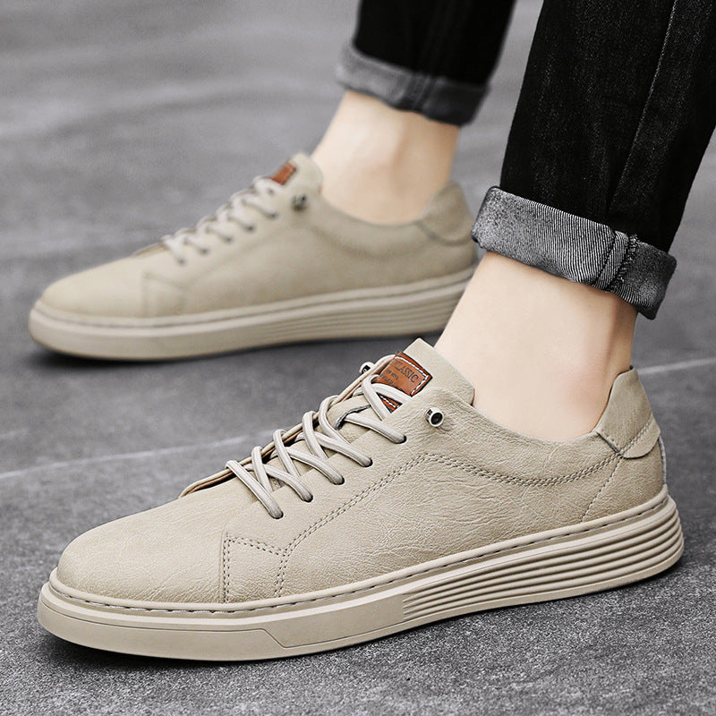 Premium Low-top Men's Casual Sneakers in Cowhide