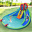 Inflatable Water Slide Bounce House with Splash Pool