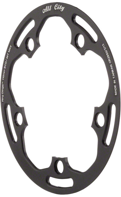 All-City Cross Wizard Chainring Guard 36t x 110mm - Black