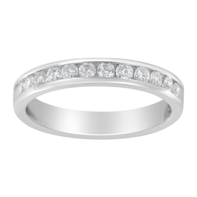 Bague en or blanc 14K avec diamants de 1/2 cttw - Taille 7