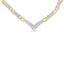 Collier Déclaration en Diamant en Or 10K en Forme de V - 1,0 Cttw