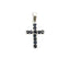 .21ct Sapphire Cross Pendant in 10KT White Gold