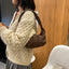 Trendy Pleated Cloud-Shaped Shoulder Bag for Women