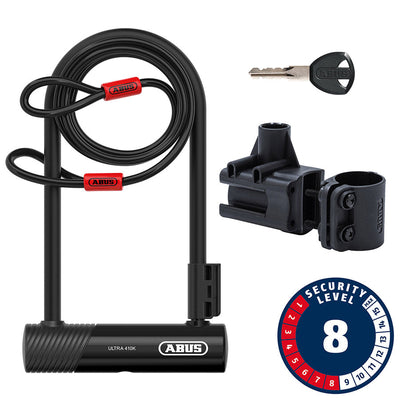 Abus Ultra 410K + Cobra U-Lock Key - Premium Security Solution
