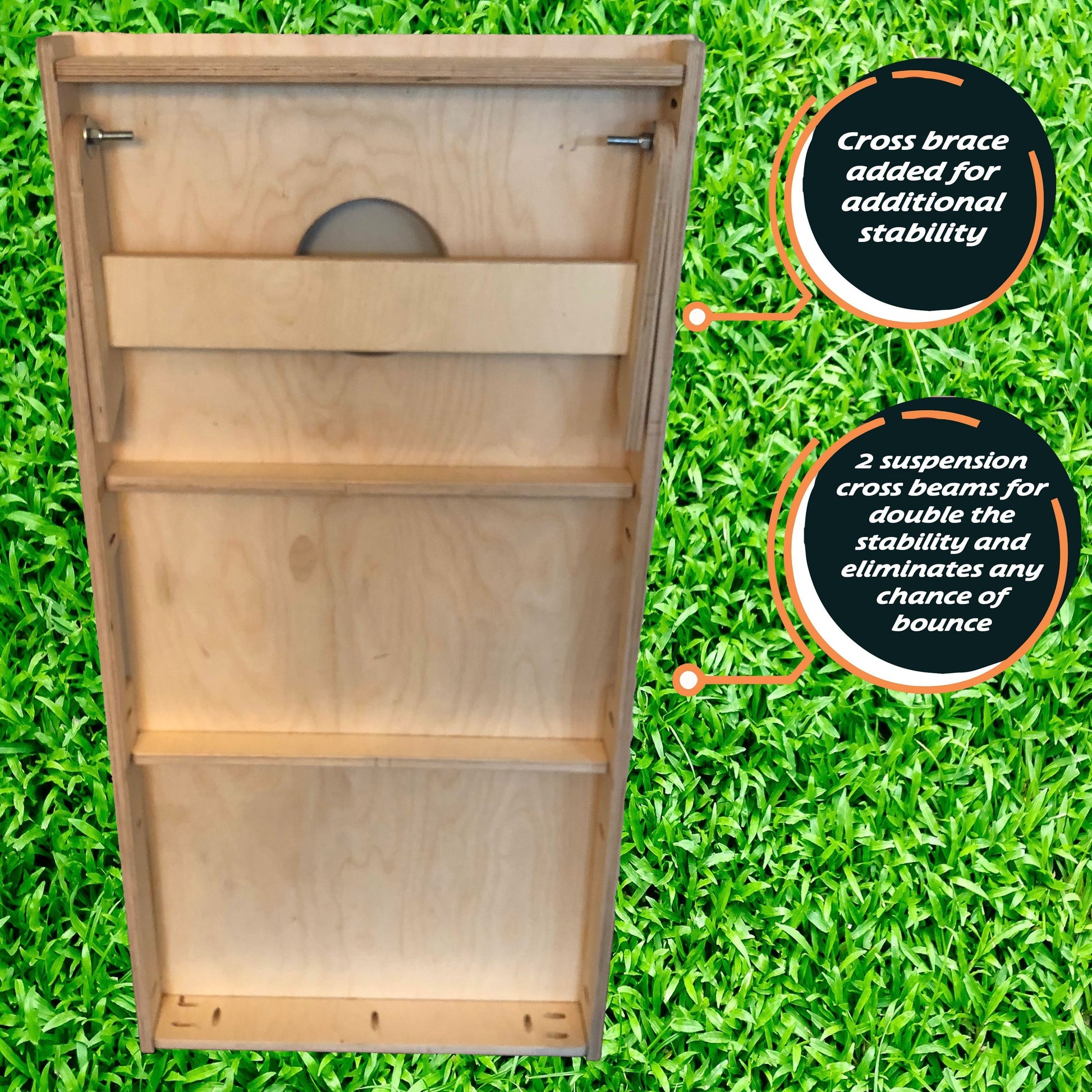 Premium Michigan Green Pro Style Cornhole Boards - Built to Last - Korvel