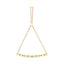 Bracelet Bolo Ajustable en Argent Sterling Plaqué Or 14K