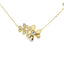 Pendentif Fleur en Zircon Cubique Authentique en Argent Sterling