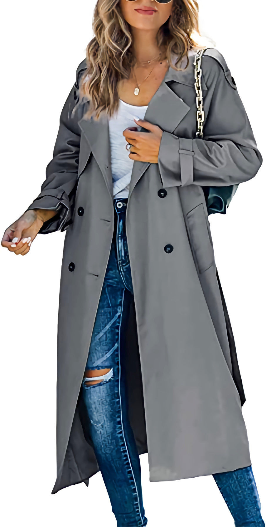 Women's Casual Solid Color Windbreaker Jacket