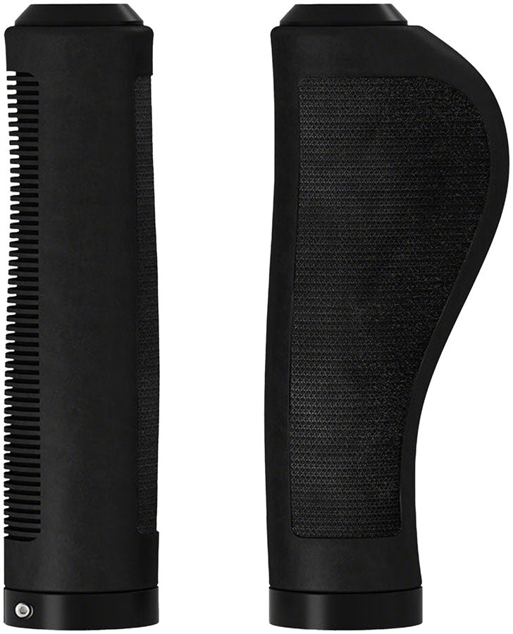 Poignée en caoutchouc ergonomique Brooks - Noir 130mm