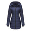 Veste imperméable en coton matelassé à manches longues