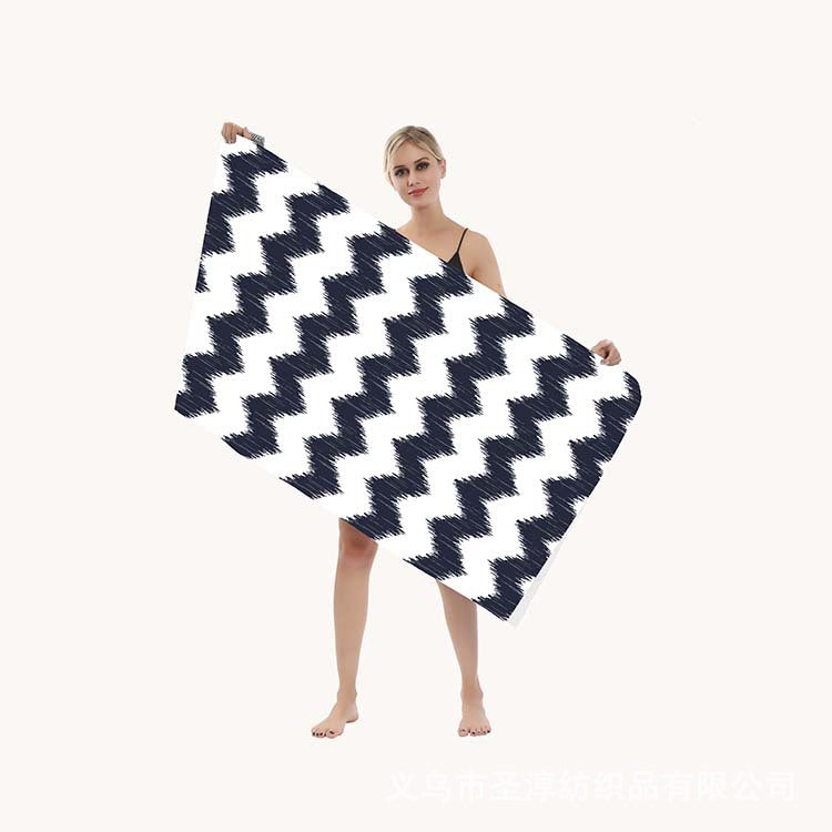Fashion Duplex Printing Quick-Drying Beach Towel