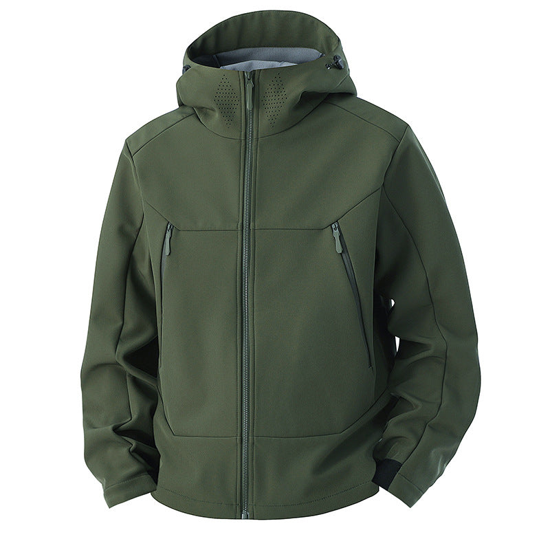 Veste imperméable et coupe-vent en soft shell pour homme