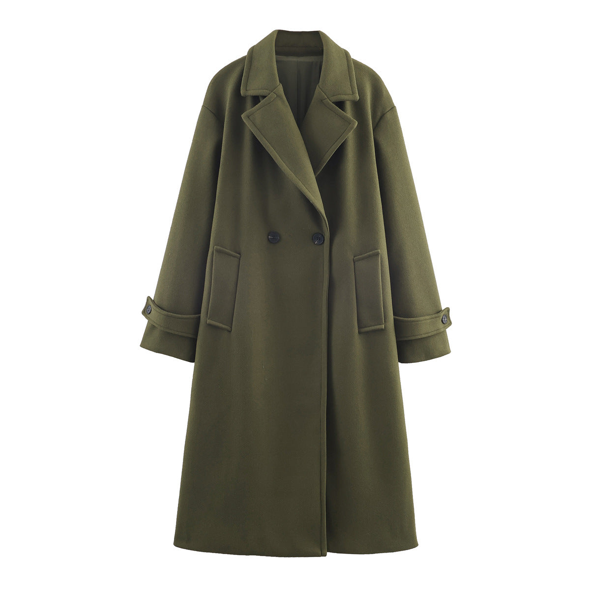 Manteau long élégant minimaliste pour femmes