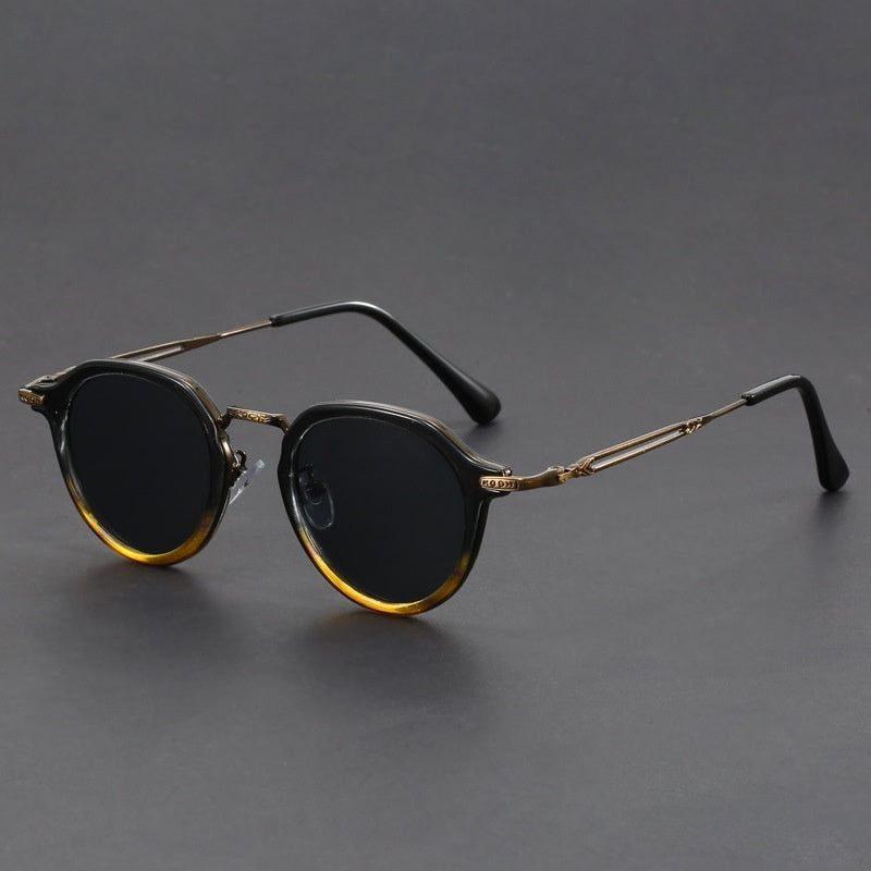 Premium Metal Circle Frame Sunglasses for Men and Women