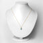 0.89 Carat Swiss Blue Topaz & Diamond 14K Gold Pendant