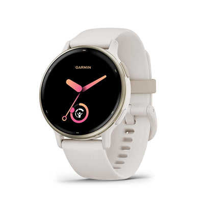 Garmin vivoactive 5 Smartwatch - Ivory Silicone Band