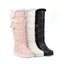 Elegant Plus Size Women's Knee-high Snow Boots