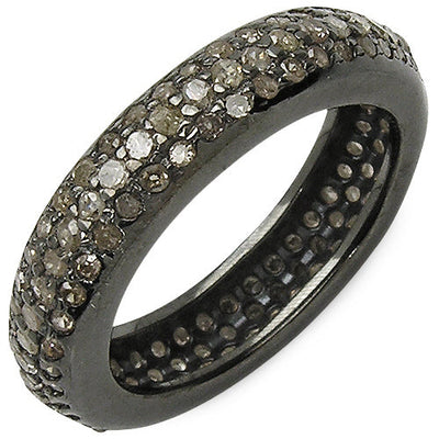 1.13 Carat Genuine TLB Diamond .925 Sterling Silver Engagement Ring