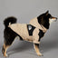 Khaki Large Dog Raincoat for Stylish Protection