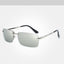 Premium Rimless Polarized Sunglasses for Men - Stylish Gold Shades - Korvel