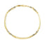 14k Two-Tone Gold Fancy Bar Style Men's Bracelet