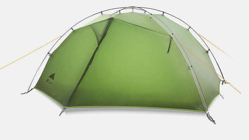 Tente de camping extérieure à double couche pour deux personnes