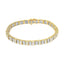 Bracelet de tennis en diamant 10K or jaune 4.0 Cttw