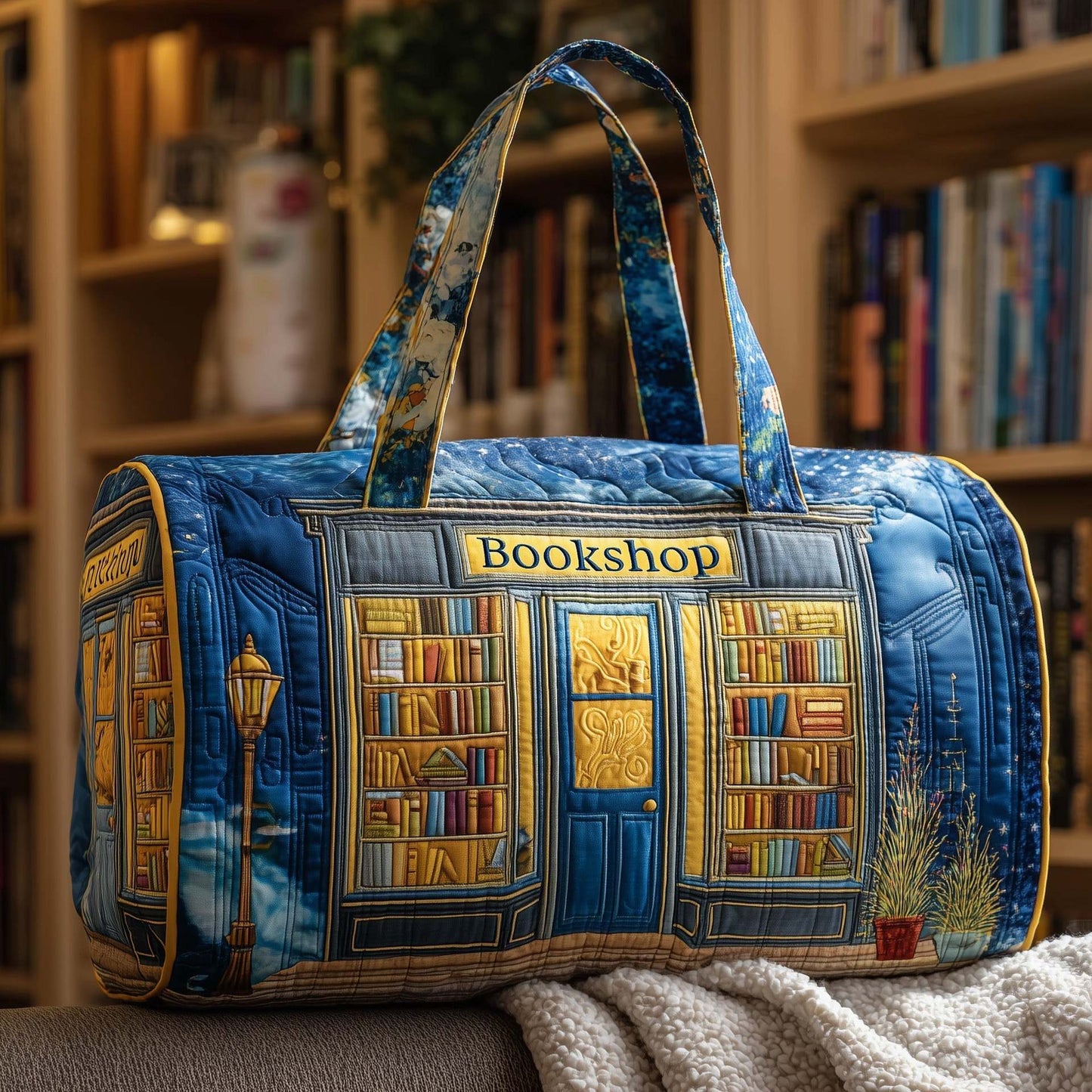 Bookwind Series Handheld Quilted Travel Bag - Multi-Functional