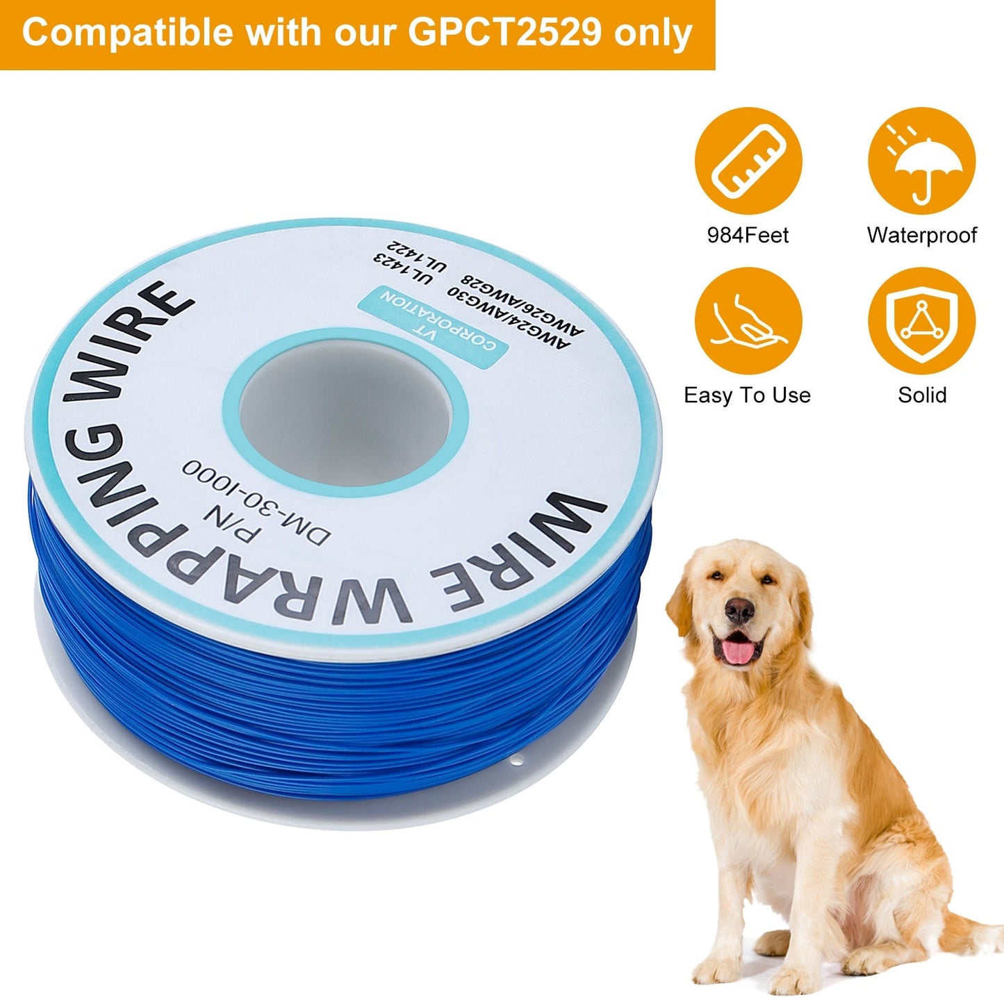 GBruno 984 Feet Dog Fence Wire for Safe Containment