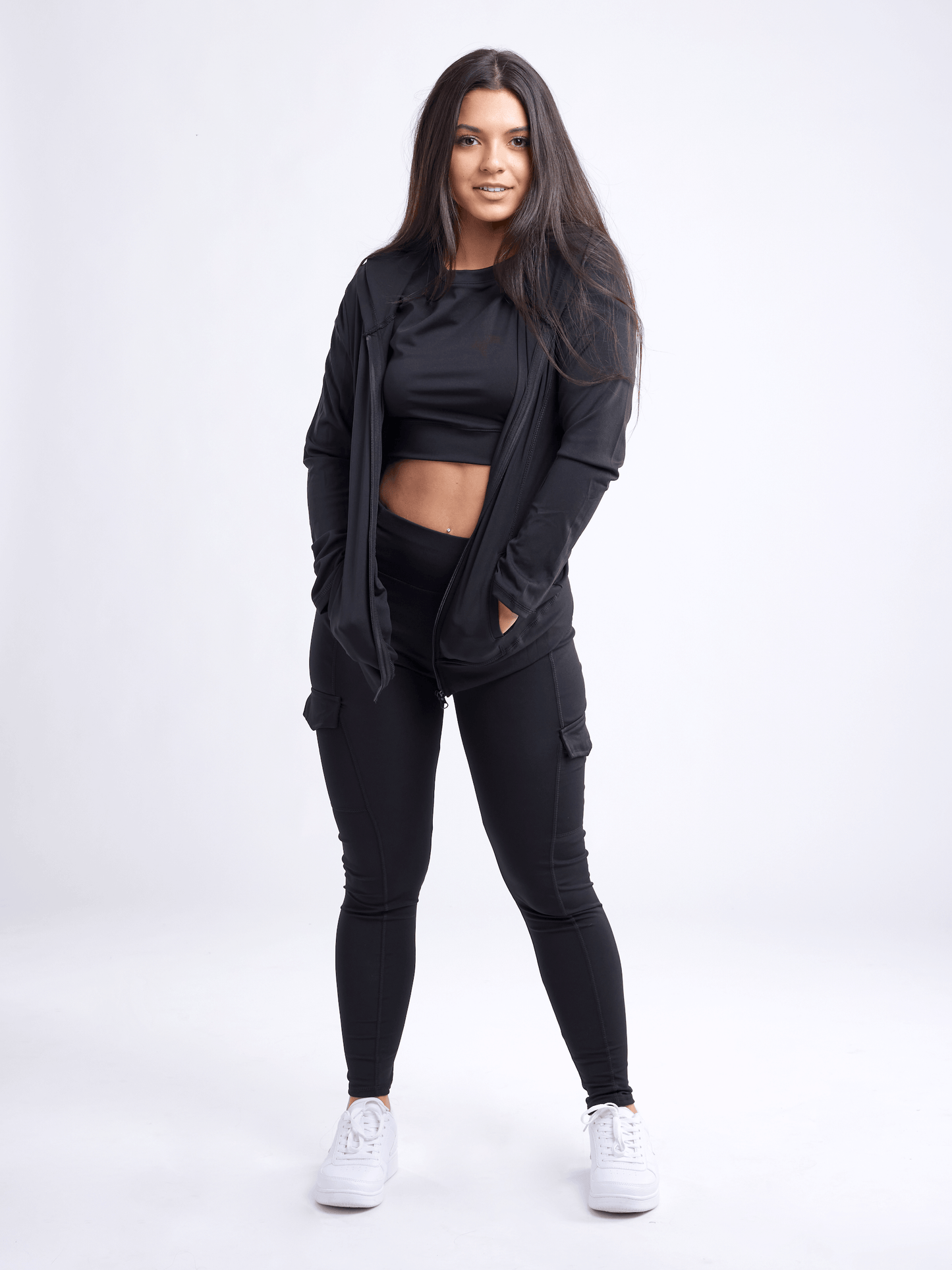 JupiterGear Women's Fitted Zip-Up Hoodie Jacket with Pockets