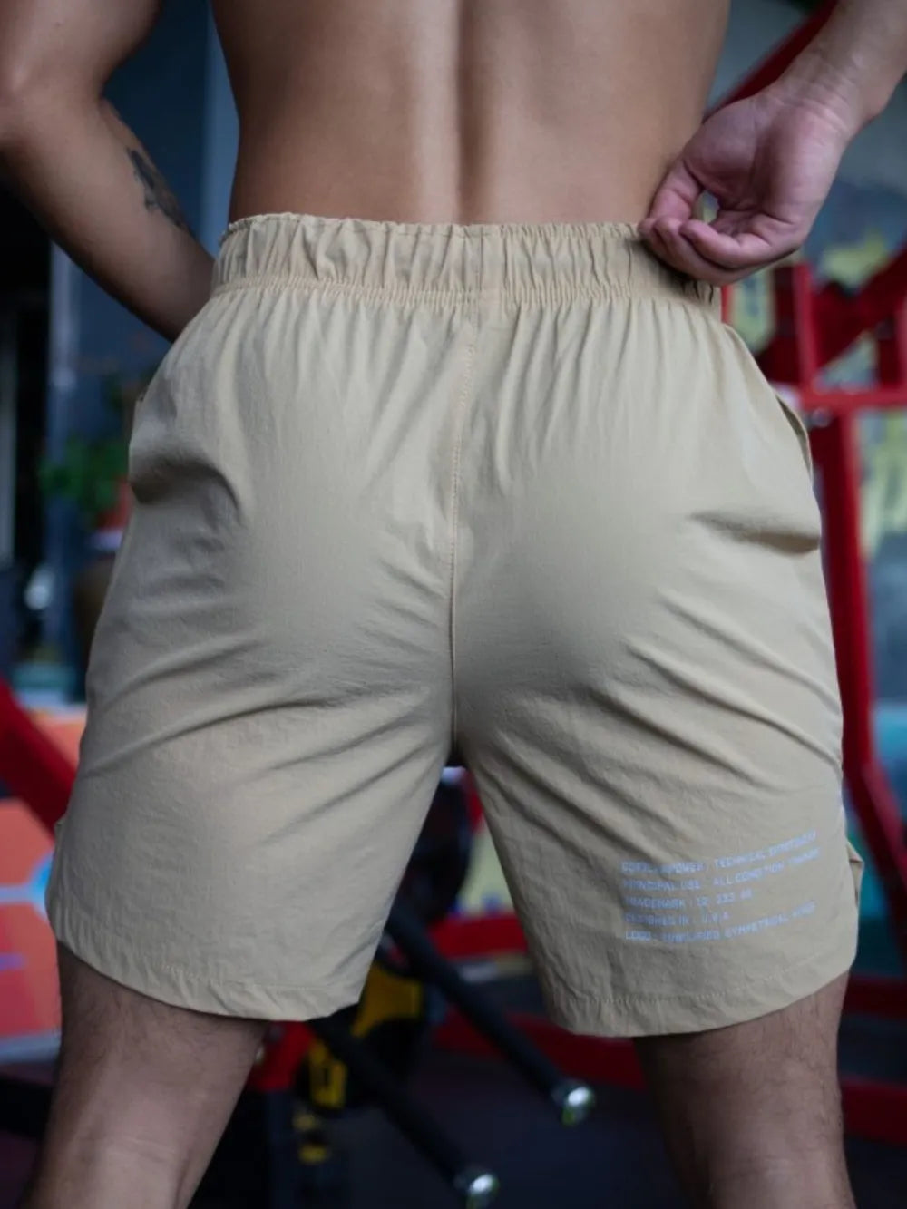 Shorts de plage pour hommes grande taille à séchage rapide avec cordon de serrage