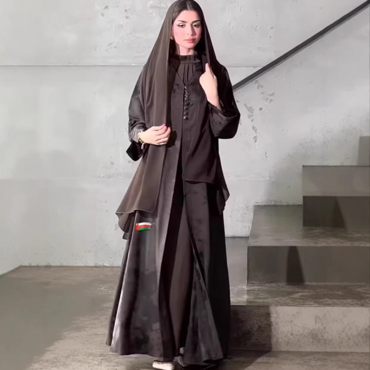Manteau châle mi-long mode décontractée pour femmes