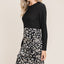Leopard Color Block Knit Dress - Cozy Fall Fashion
